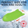 Machrus Machrus Frost Rush Winter Rocket Shaped Snow Sled, Large Plastic Torpedo Sled for Kids and Adults FRSL-04-L